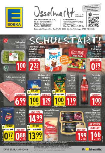 Prospekte Edeka - 24.08.2026 - 29.08.2026.