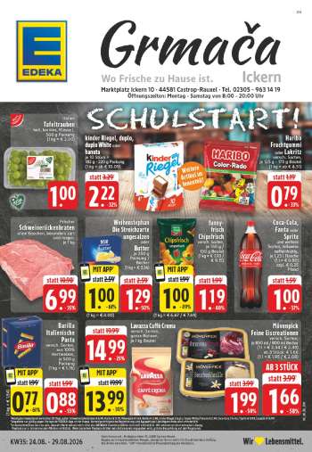 Prospekte Edeka - 24.08.2026 - 29.08.2026.