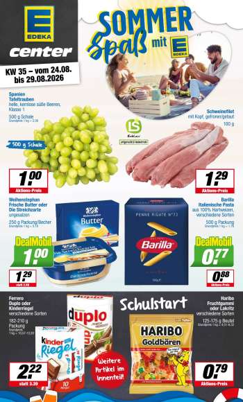 Prospekte E center - 24.08.2026 - 29.08.2026.