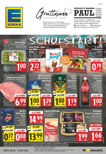 Prospekte Edeka - 24.08.2026 - 29.08.2026.