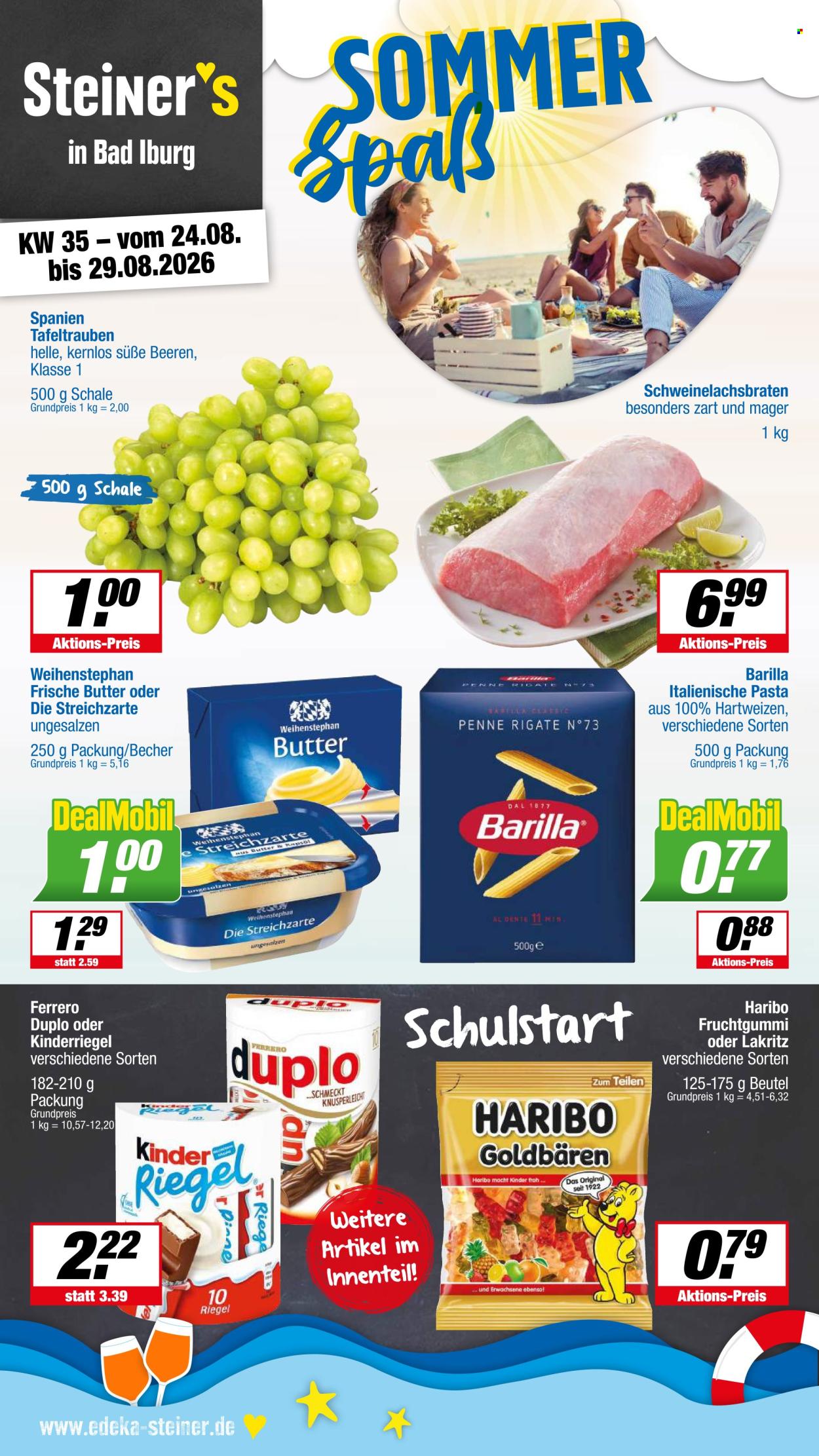 Edeka Prospekte  - 24.08.2026 - 29.08.2026. Seite 1
