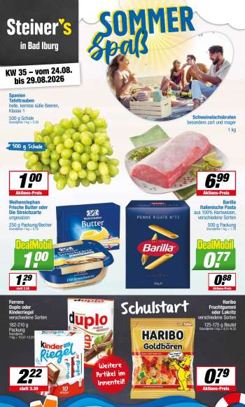 Prospekte Edeka - 24.08.2026 - 29.08.2026.