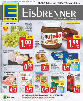 Prospekte Edeka - 24.08.2026 - 29.08.2026.