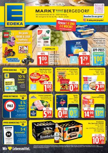 Prospekte E center - 24.08.2026 - 29.08.2026.