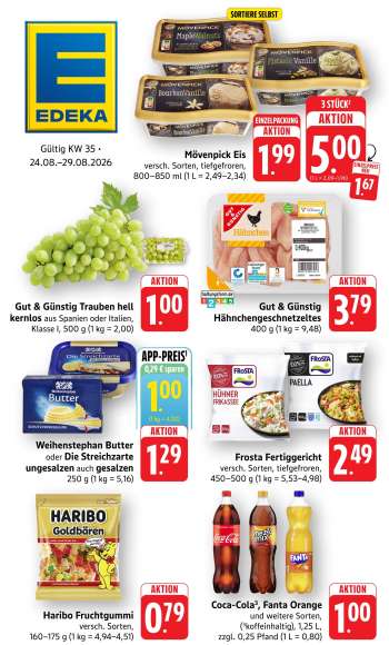 Prospekte Edeka - 24.08.2026 - 29.08.2026.