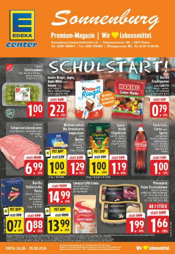 Prospekte E center - 24.08.2026 - 29.08.2026.