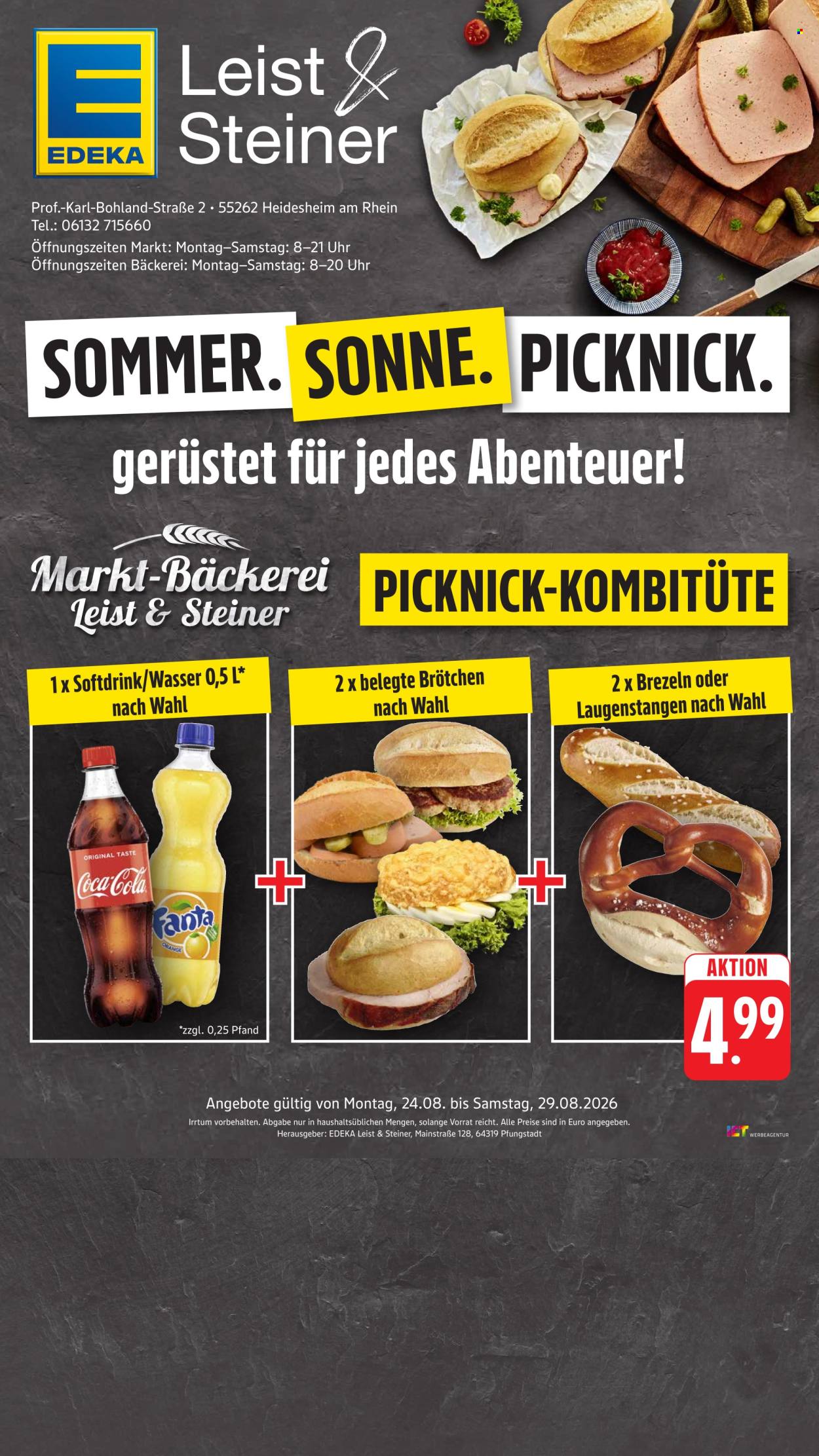 Edeka Prospekte  - 24.08.2026 - 29.08.2026. Seite 1