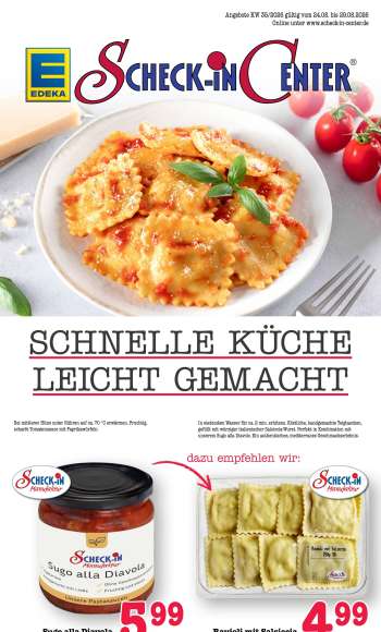 Prospekte Scheck-in - 24.08.2026 - 29.08.2026.