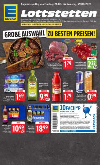 Prospekte Edeka - 24.08.2026 - 29.08.2026.
