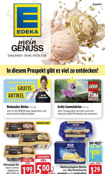 Prospekte E center - 24.08.2026 - 29.08.2026.