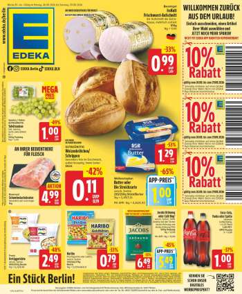Prospekte Edeka - 24.08.2026 - 29.08.2026.