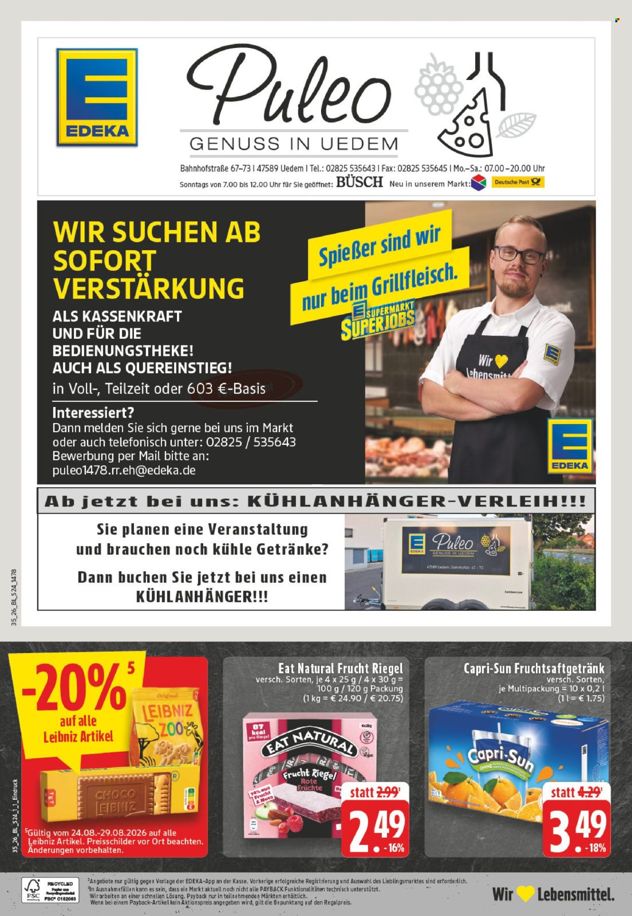 Edeka Prospekte  - 24.08.2026 - 29.08.2026. Seite 28