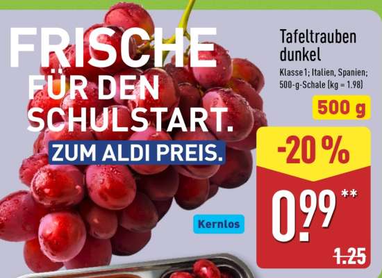 Tafeltrauben dunkel