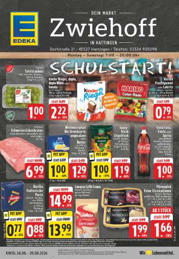 Prospekte Edeka - 24.08.2026 - 29.08.2026.