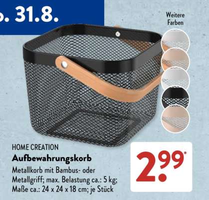 HOME CREATION Aufbewahrungskorb