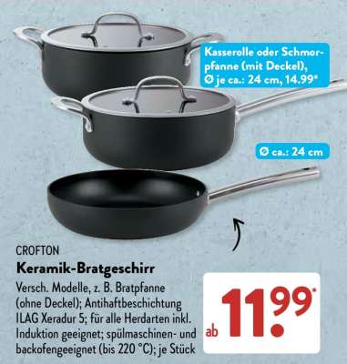 CROFTON Keramik-Bratgeschirr