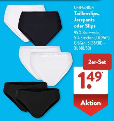 UP2FASHION Taillenslips, Jazzpants oder Slips