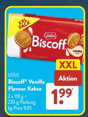 Lotus Biscoff Vanilla Flavour Kekse