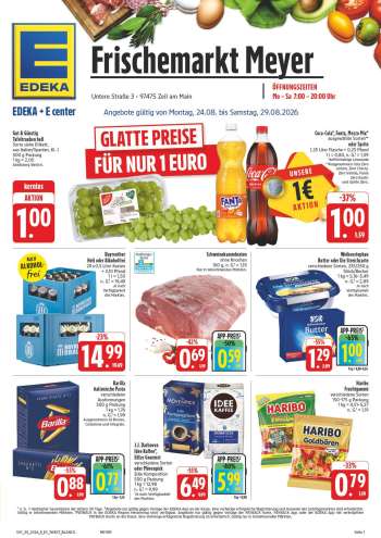 Prospekte Edeka - 24.08.2026 - 29.08.2026.