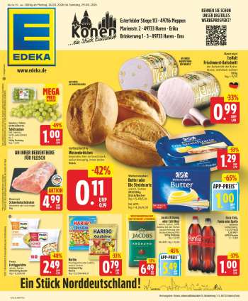 Prospekte Edeka - 24.08.2026 - 29.08.2026.