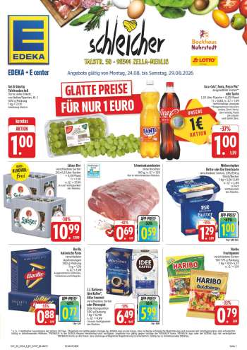 Prospekte Edeka - 24.08.2026 - 29.08.2026.