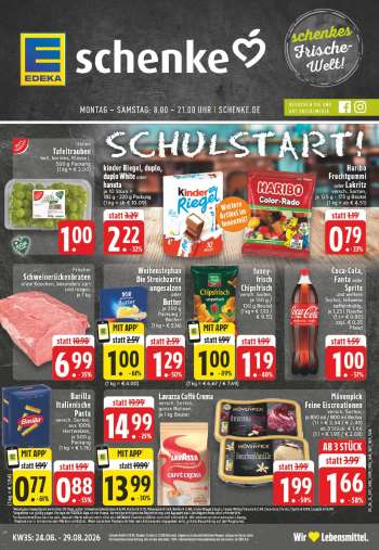 Prospekte Edeka - 24.08.2026 - 29.08.2026.