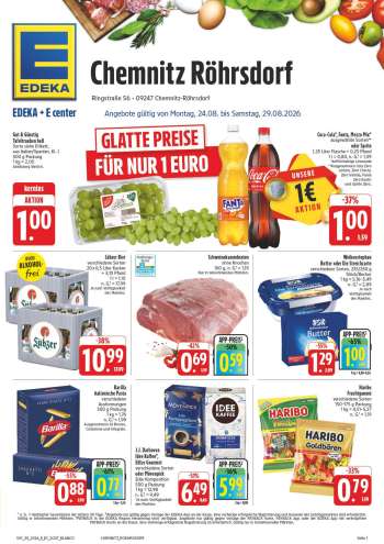 Prospekte E center - 24.08.2026 - 29.08.2026.