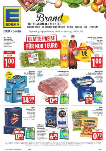 Prospekte E center - 24.08.2026 - 29.08.2026.