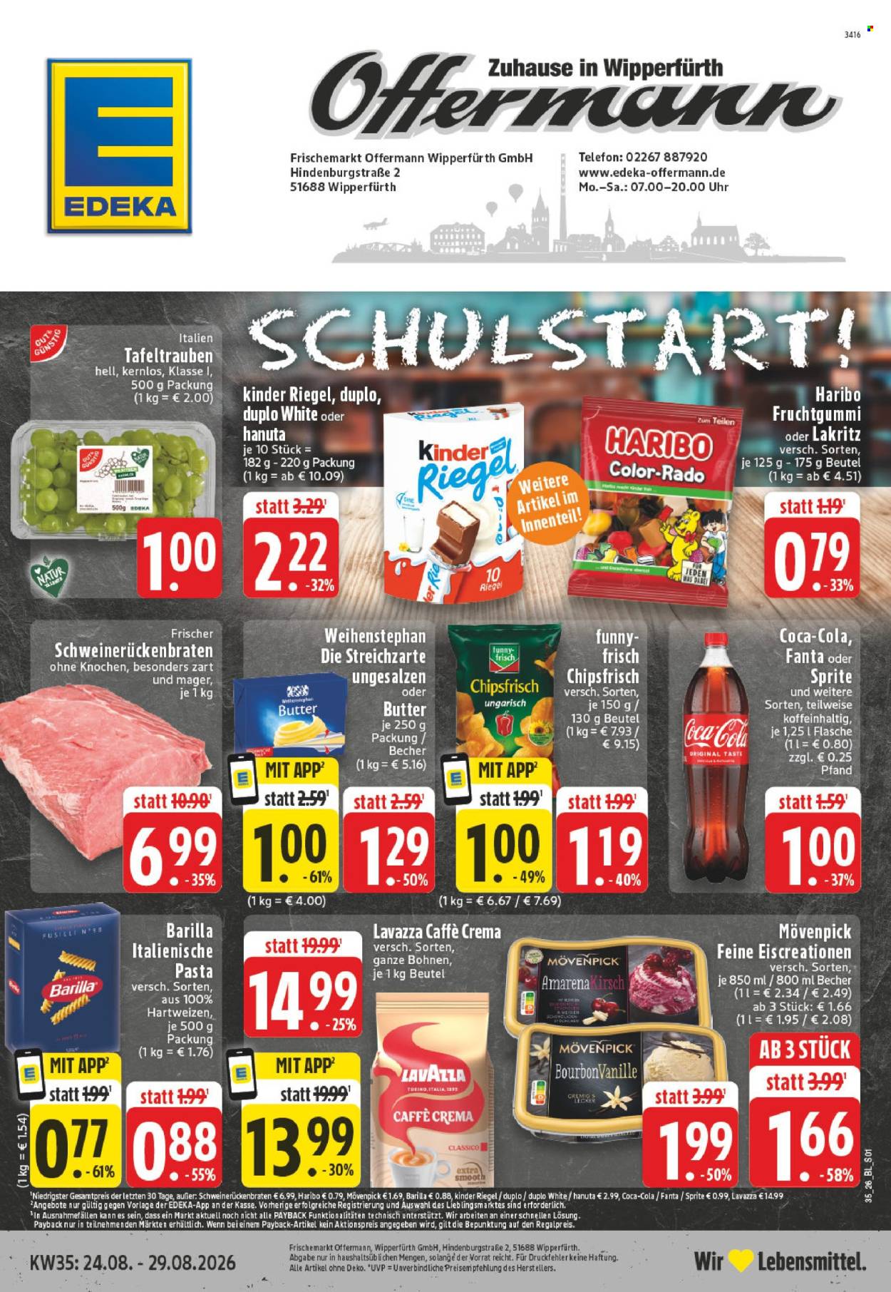 Edeka Prospekte  - 24.08.2026 - 29.08.2026. Seite 1
