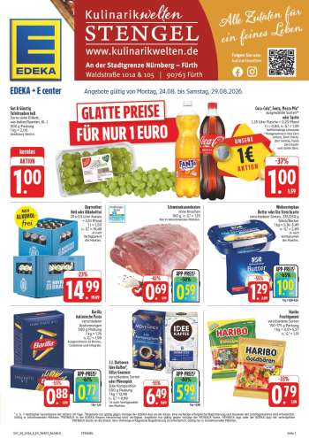 Prospekte E center - 24.08.2026 - 29.08.2026.