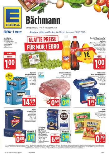 Prospekte Edeka - 24.08.2026 - 29.08.2026.