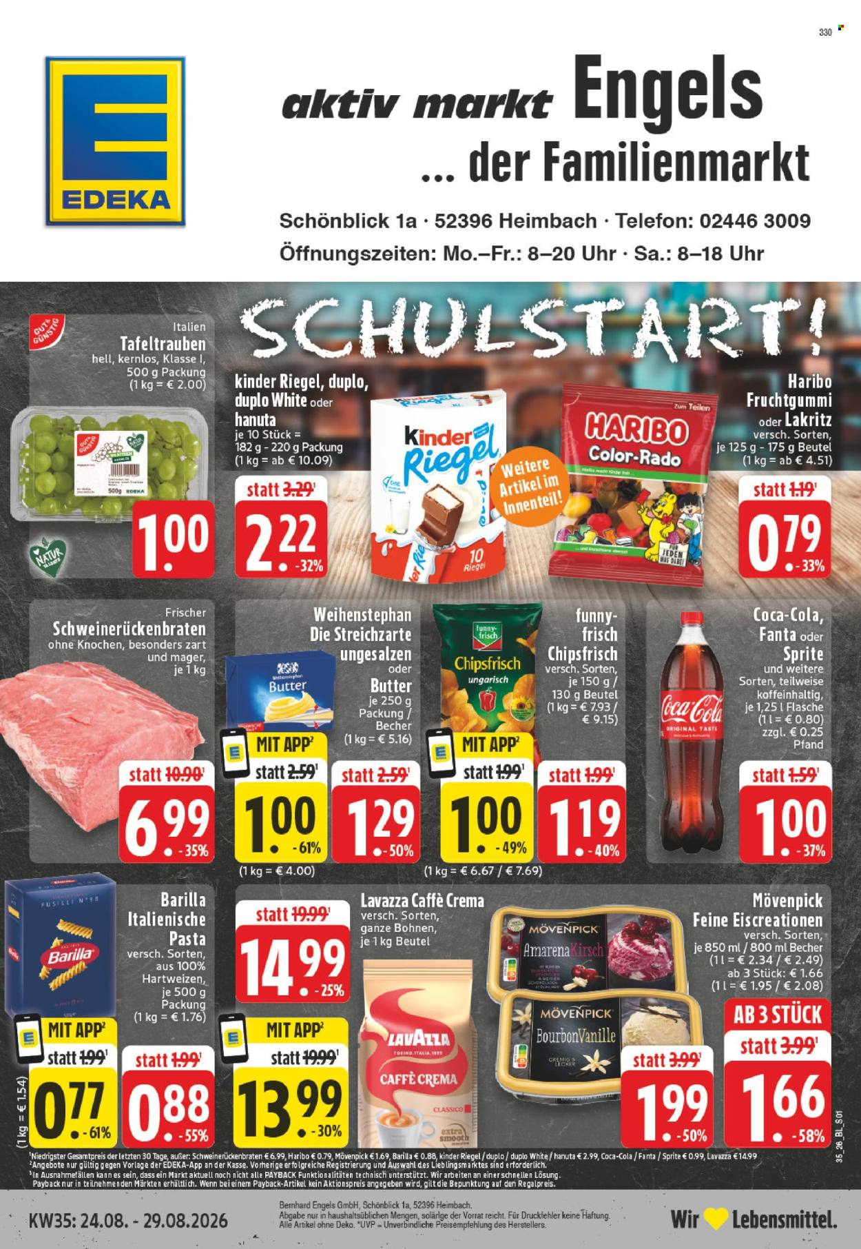 Edeka Prospekte  - 24.08.2026 - 29.08.2026. Seite 1