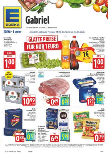 Prospekte Edeka - 24.08.2026 - 29.08.2026.