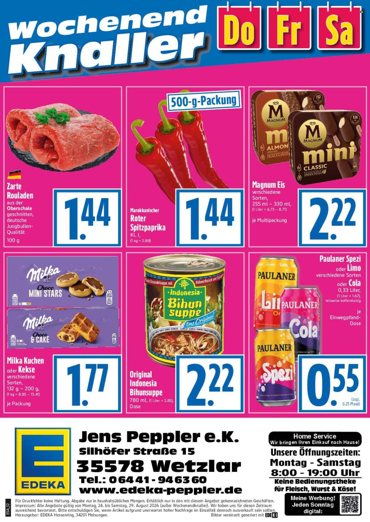 Edeka Prospekte  - 24.08.2026 - 29.08.2026. Seite 12