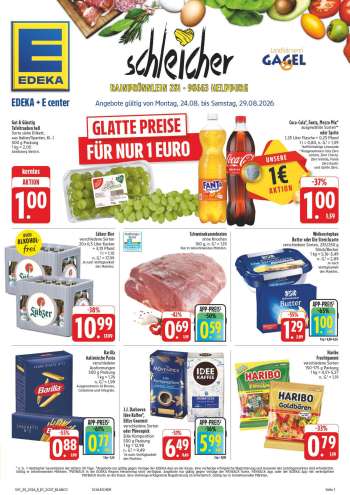 Prospekte Edeka - 24.08.2026 - 29.08.2026.