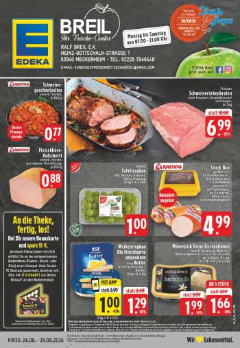 Prospekte Edeka - 24.08.2026 - 29.08.2026.