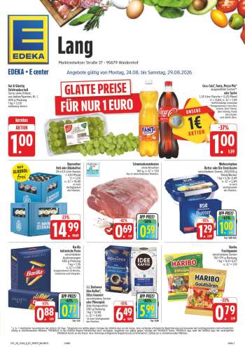 Prospekte Edeka - 24.08.2026 - 29.08.2026.