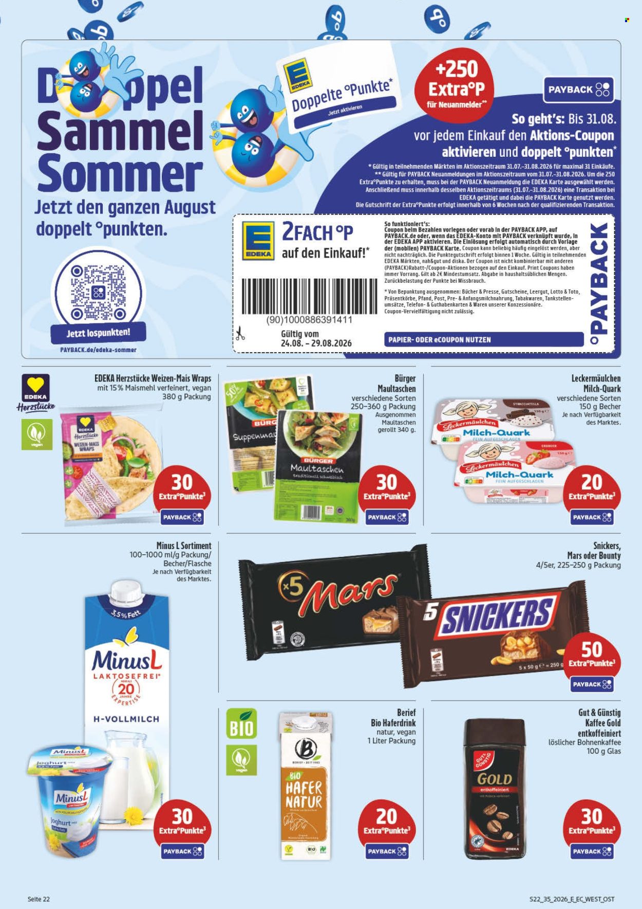 Edeka Prospekte  - 24.08.2026 - 29.08.2026. Seite 30