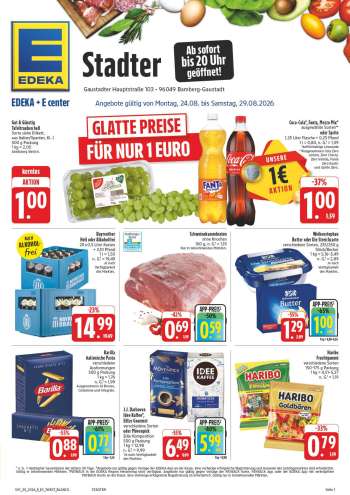 Prospekte Edeka - 24.08.2026 - 29.08.2026.