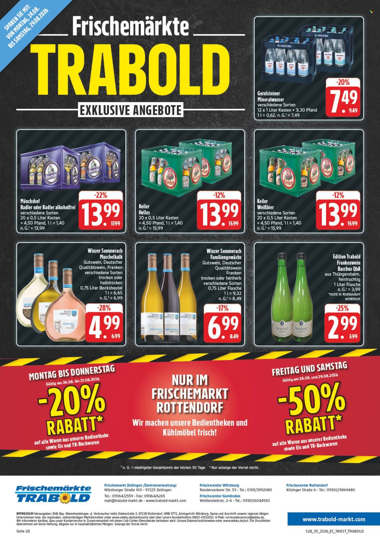 E center Prospekte  - 24.08.2026 - 29.08.2026. Seite 2