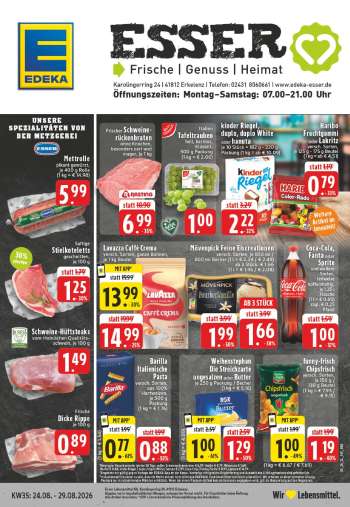 Prospekte Edeka - 24.08.2026 - 29.08.2026.