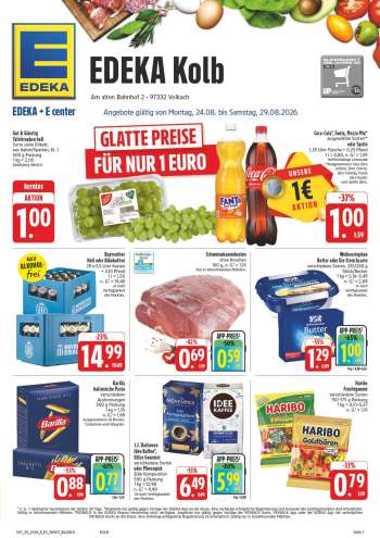 Prospekte Edeka - 24.08.2026 - 29.08.2026.