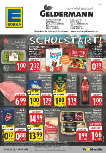 Prospekte Edeka - 24.08.2026 - 29.08.2026.