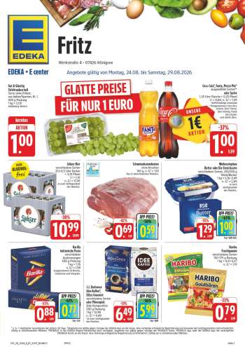 Prospekte Edeka - 24.08.2026 - 29.08.2026.