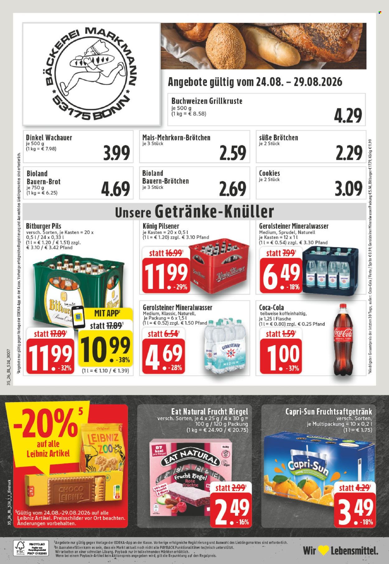 Edeka Prospekte  - 24.08.2026 - 29.08.2026. Seite 28
