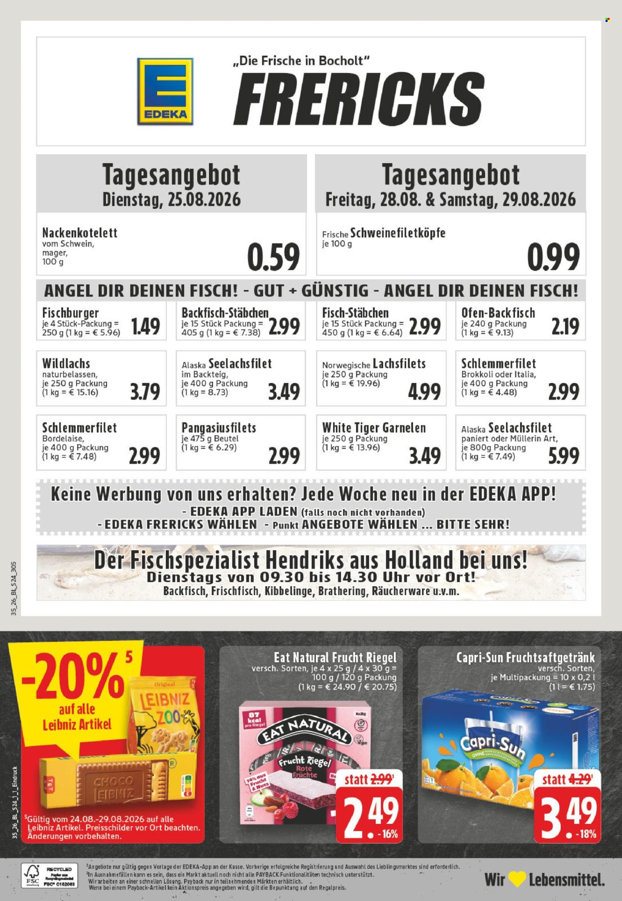 Edeka Prospekte  - 24.08.2026 - 29.08.2026. Seite 28