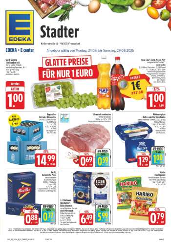 Prospekte Edeka - 24.08.2026 - 29.08.2026.