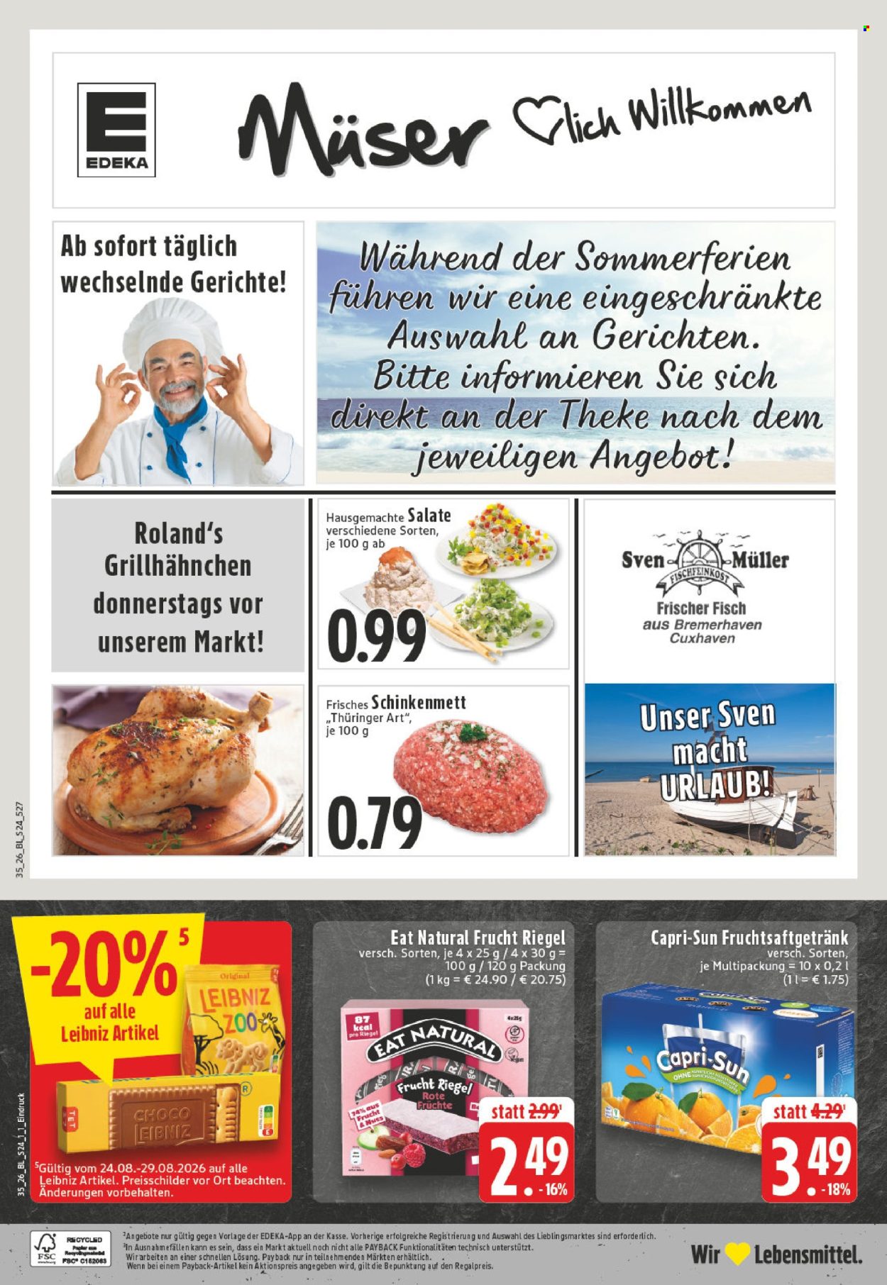Edeka Prospekte  - 24.08.2026 - 29.08.2026. Seite 28