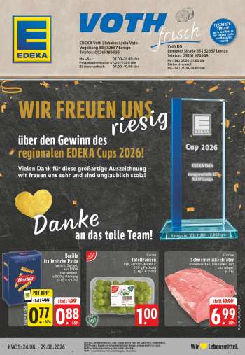 Prospekte Edeka - 24.08.2026 - 29.08.2026.