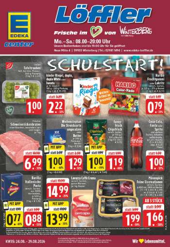 Prospekte E center - 24.08.2026 - 29.08.2026.
